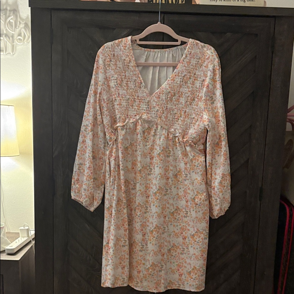 Floral V-Neck Dress